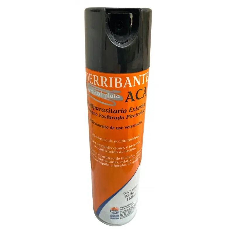 Derribante aerosol plata